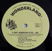 LP - The Wonderland Players - A Child's Introduction To Pets Cats And Dogs