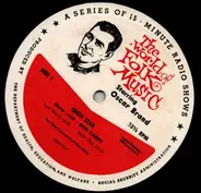 The World Of Folk Music - Starring Oscar Brand Show 188 - Guest Star Bob Carey