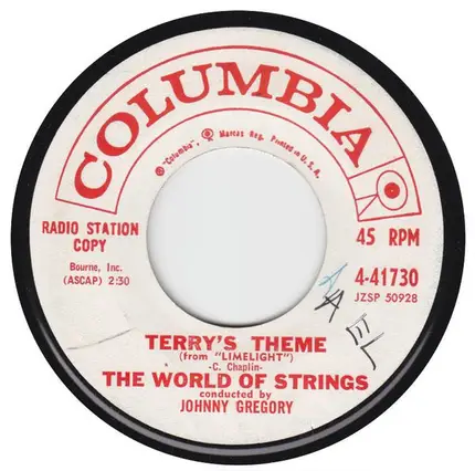 The World Of Strings - Terry's Theme / Third Man Theme