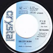 7inch Vinyl Single - The Walkers - It's So Crazy