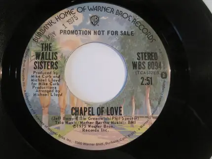 The Wallis Sisters - Chapel Of Love