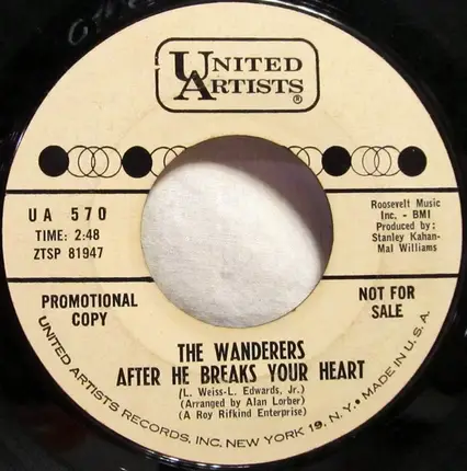 The Wanderers - Run-Run Senorita / After He Breaks Your Heart