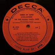 LP - The Waring Chapel Choir - Songs Of Faith: Hymn-Anthems - Mono