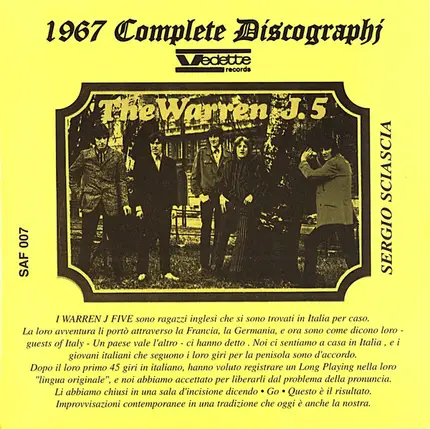The Warren J.5 - 1967 Complete Discography