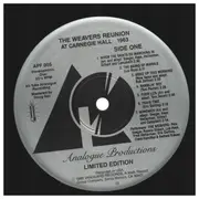 LP - The Weavers - Reunion At Carnegie Hall - 1963