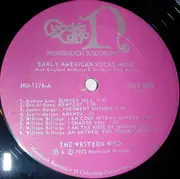 LP - The Western Wind - Early American Vocal Music New England Anthems & Southern Folk Hymns