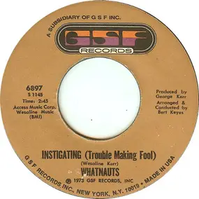 The Whatnauts - Instigating (Trouble Making Fool) / I Can't Stand To See You Cry