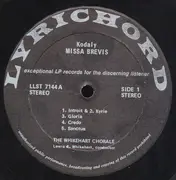 LP - The Whikehart Chorale - Kodaly: Missa Brevis/ Jesus And The Traders