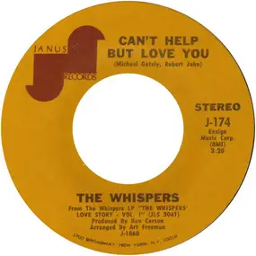 The Whispers - Can't Help But Love You / A Hopeless Situation