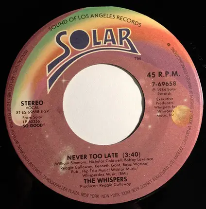 The Whispers - Some Kinda Lover