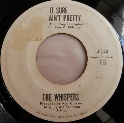 The Whispers - There's A Love For Everyone / It Sure Ain't Pretty ( Hard Core Unemployed)