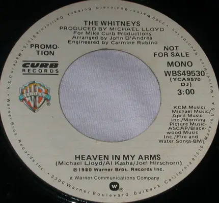 The Whitneys - Heaven In My Arms