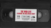 VHS - The Who - Live - Featuring The Rock Opera Tommy