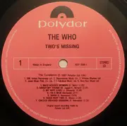 LP - The Who - Two's Missing
