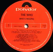 LP - The Who - Who's Missing