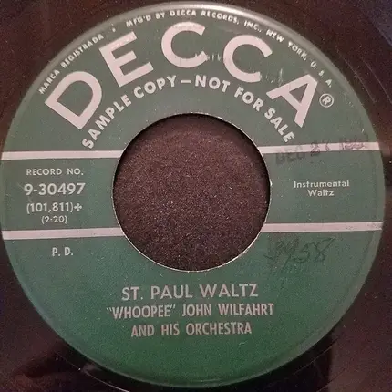 The "Whoopee" John Wilfahrt Orchestra - Minneapolis Polka