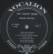 LP - The Wilburn Brothers - That Country Feeling