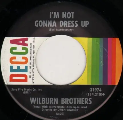 The Wilburn Brothers - I Can't Keep Away From You
