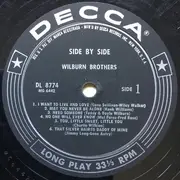 LP - The Wilburn Brothers - Side By Side - Mono