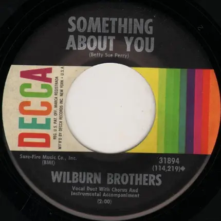 The Wilburn Brothers - Someone Before Me / Something About You