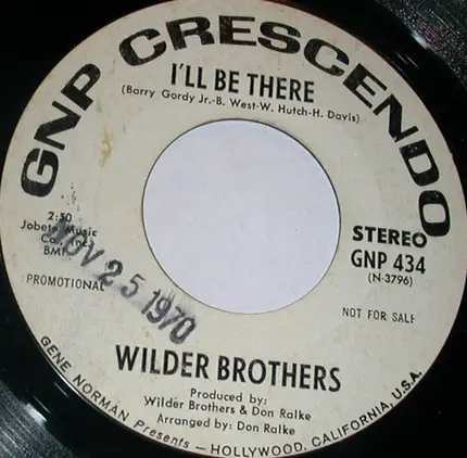 The Wilder Brothers - We've Only Just Begun