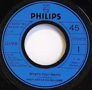 7inch Vinyl Single - The Williams Brothers - What's Your Name