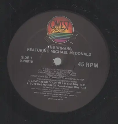 The Winans Feat Michael McDonald - Love Has No Color