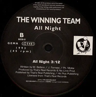The Winning Team - Olé Olé Olé Olé