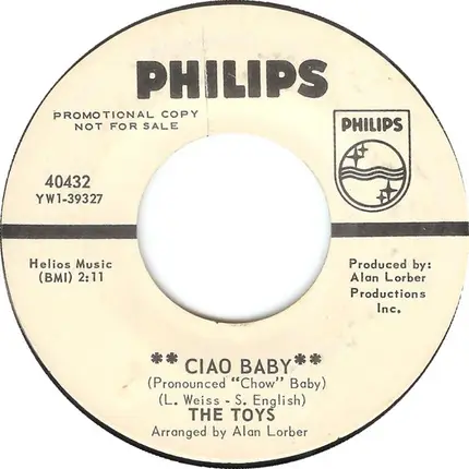 The Toys - Ciao Baby