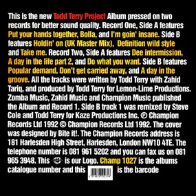 Todd Terry - Todd Terry Project Album