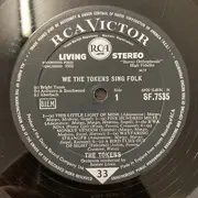 LP - The Tokens - We The Tokens Sing Folk