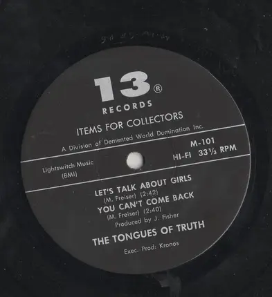The Tongues Of Truth - Let's Talk About Girls + 3
