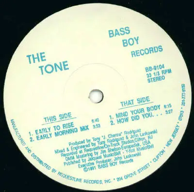 The Tone - Early To Rise