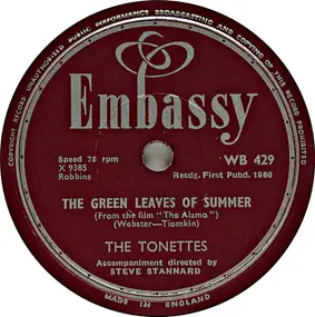 The Tonettes - The Green Leaves Of Summer / Gurney Slade