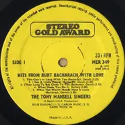 LP - The Tony Mansell Singers - Hits From Burt Bacharach With Love