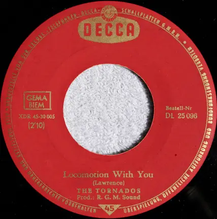 The Tornados - Locomotion With You / Globetrotter