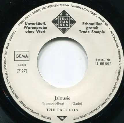 The Tattoos - Jalousie