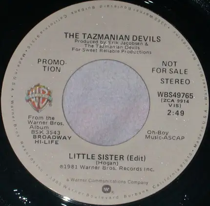 The Tazmanian Devils - Little Sister