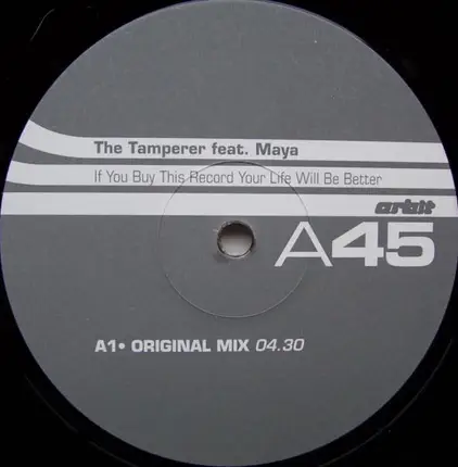 The Tamperer - If You Buy This Record Your Life Will Be Better