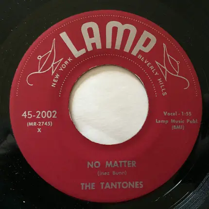 The Tantones - I Love You Really I Do / No Matter
