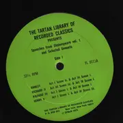 LP - The Tartan Library of Recorded Classics - Speeches from Shakespeare vol.1
