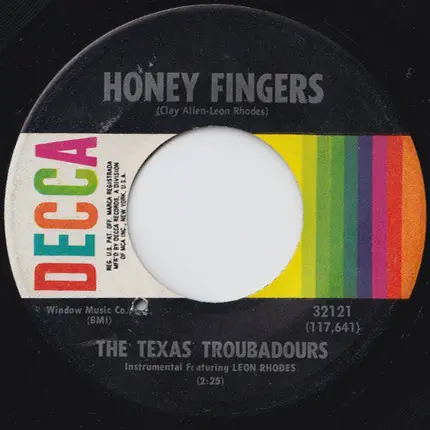 The Texas Troubadours - Honey Fingers / Gardenia Waltz