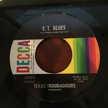 The Texas Troubadours - Walking The Floor Over You
