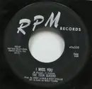7inch Vinyl Single - The Teen Queens - I Miss You / Two Loves & Two Lives