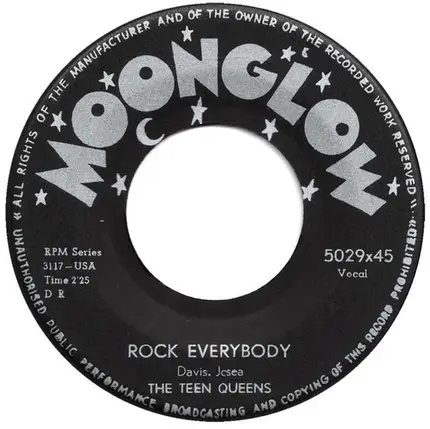 The Teen Queens - Rock Everybody / Just Goofed