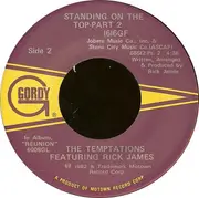 7inch Vinyl Single - The Temptations Featuring Rick James - Standing On The Top