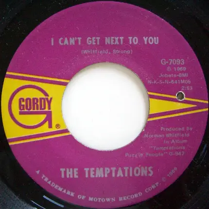 The Temptations - I Can't Get Next To You