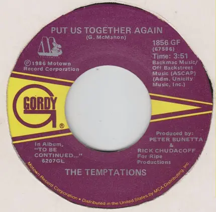The Temptations - Lady Soul
