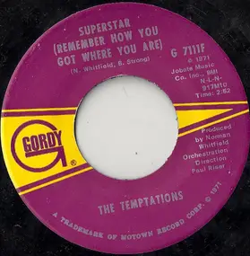 The Temptations - Superstar (Remember How You Got Where You Are)