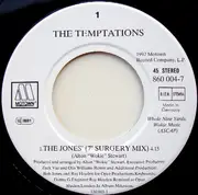 7inch Vinyl Single - The Temptations - The Jones' - UK Remix
